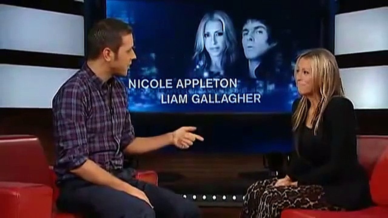 Liam Gallagher and Nicole Appleton on "George Stroumboulopoulos Tonight"