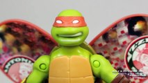 Teenage Mutant Ninja Turtles Mikey Turflytle Toy TMNT Nicktoons Cartoon Action Figure Review