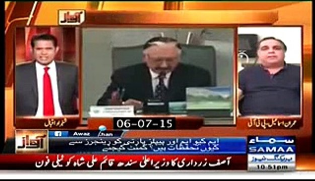 Check out the Response of Arif Alvi when Imran Ismail compared Arif Alvi with Qaim Ali Shah