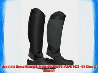 Mountain Horse Rimrock Highrider Boot Black 11 (42) - UK Size: 10 Regular