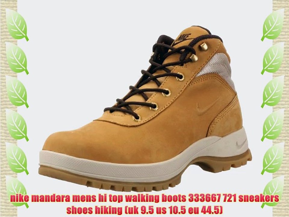nike mandara mens hi top walking boots 333667 721 sneakers shoes hiking