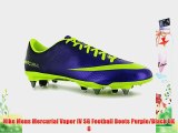 Nike Mens Mercurial Vapor IV SG Football Boots Purple/Black UK 6