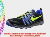 Nike Nike Flex Trail 2 Mens Running Shoes Multicolour (Black/Volt/Hyper Cobalt/Cl Gry) 10.5