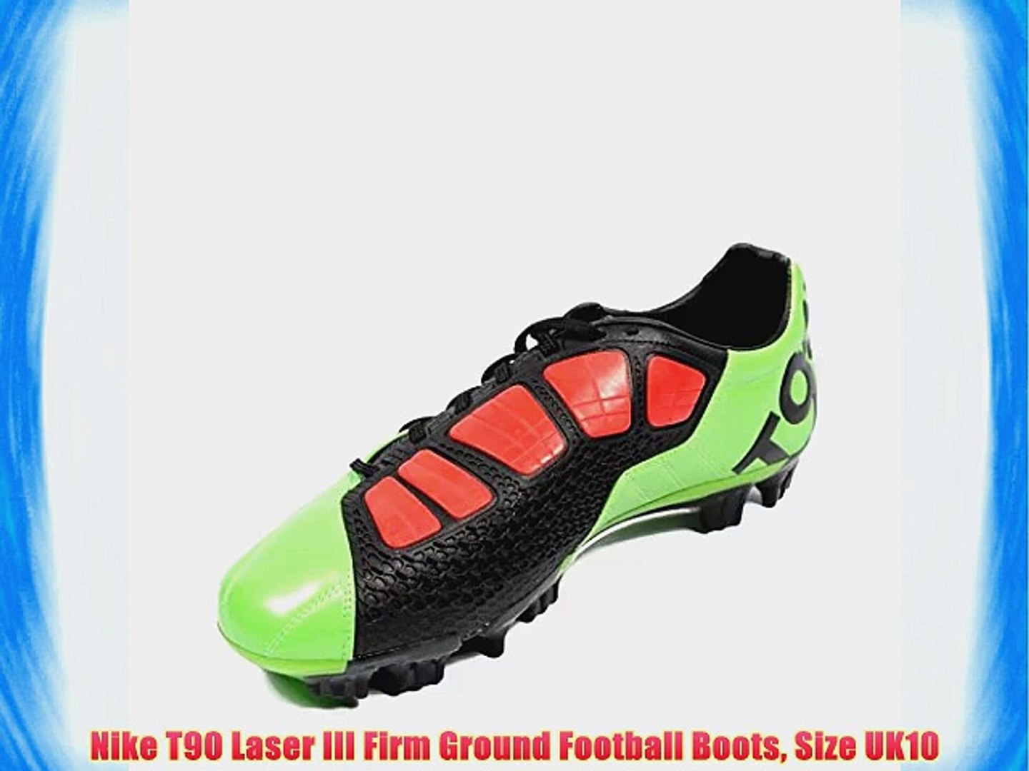 Nike T90 Laser III Firm Ground Football Boots Size UK10 - video Dailymotion