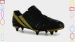 Patrick Mens Freekick1 Football Boots Screw Studs Sport Shoes Lace Up Trainers Black/Gold UK