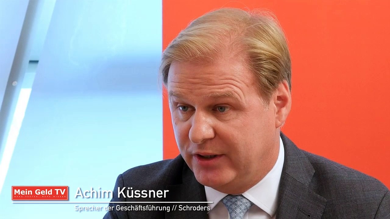 Mein Geld TV im Live-Interview mit Achim Küssner, Schroders