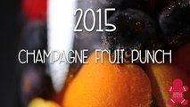 2015 Champagne Fruit Punch Cocktail [Simple Cocktails]