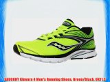 SAUCONY Kinvara 4 Men's Running Shoes Green/Black UK11.5