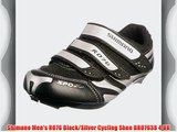 Shimano Men's R076 Black/Silver Cycling Shoe BR07638 4 UK