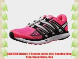 SALOMON Citytrail X-Scream Ladies Trail Running Shoe Pink/Black/White UK4