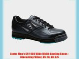 Storm Men's SP2 900 Wide Width Bowling Shoes - Black/Grey/Silver US: 10 UK: 8.5