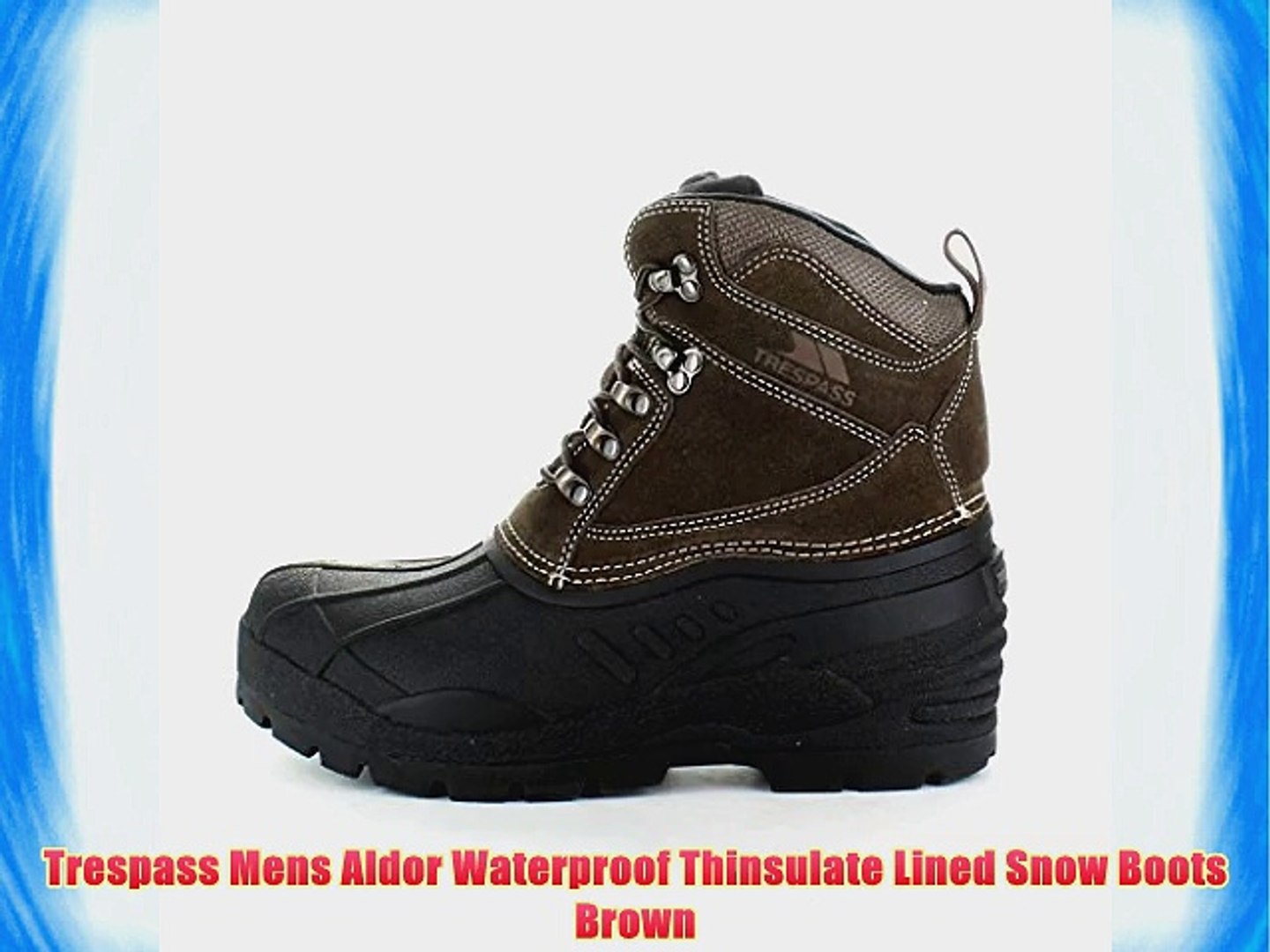 trespass mens snow boots