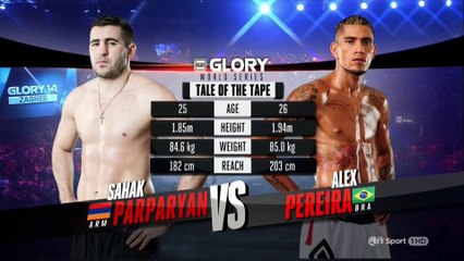 Sahak Parparyan - Alex Pereira GLORY 14 Zagreb (Bilgehan Demir Anlatımı)