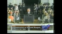 An inspirational speech by Ronald Reagan; his first Inaugural Address on January 20, 1981