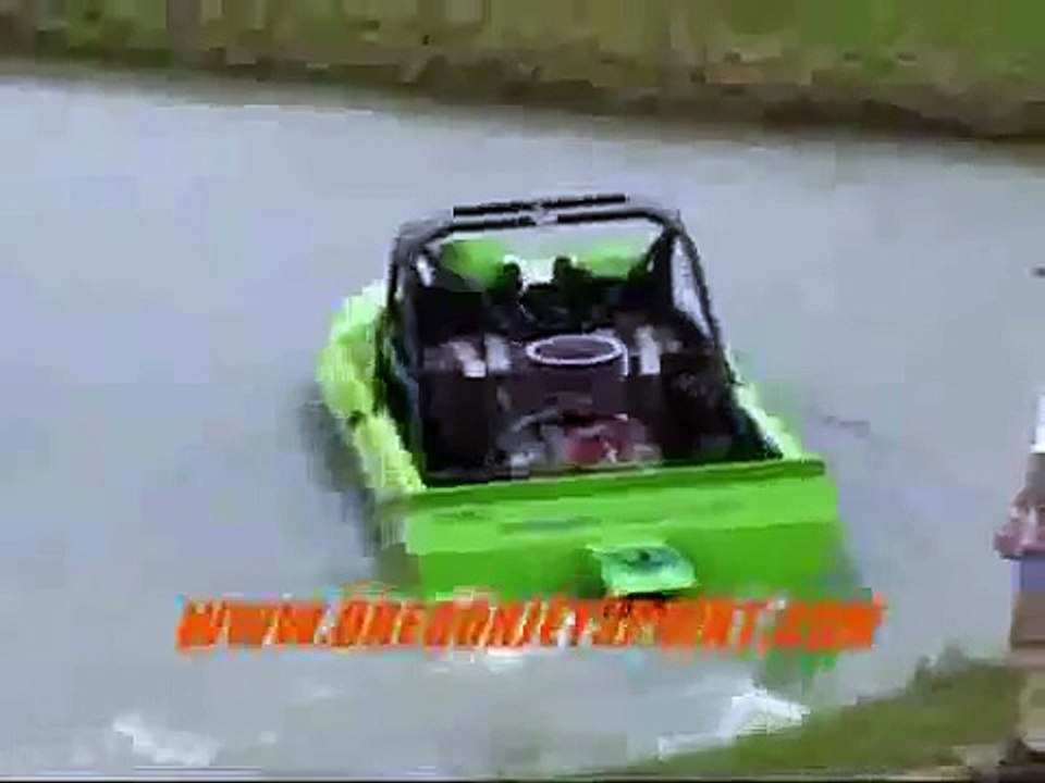 Impressive jet boat racing