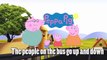Peppa Pig Wheels on the Bus Peppa Pig Song - Peppa Pig Cartoon Animation Song with lyrics