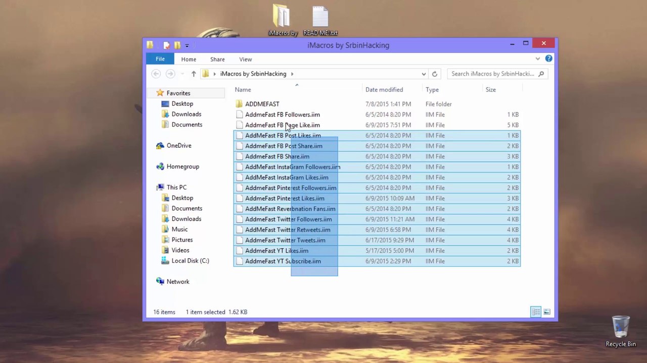Addmefast iMacros Script [2015] [Still Working]