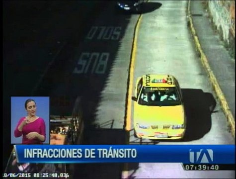 Conductores imprudentes son captados por las cámaras de la AMT