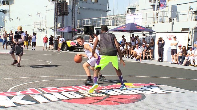 La finale française de basket, un contre un, king of the rock à bord du BPC Mistral