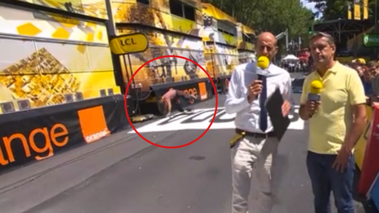 Tour de France : cette chute-là a fait rire les spectateurs