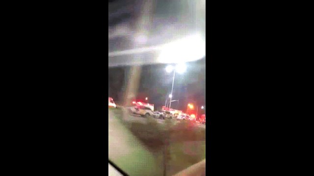 Acidente na Dante Michelini durante a madrugada