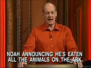 Whose line is it anyway - Press Conference (Noah eaten all animals on the Ark)