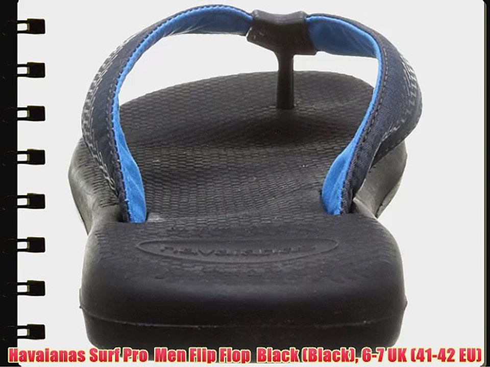 Havaianas Surf Pro  Men Flip Flop  Black (Black) 6-7 UK (41-42 EU)