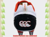 Canterbury E22319 Men's Phoenix Club 8 Stud Rugby Boot - White/White/Black 9 UK