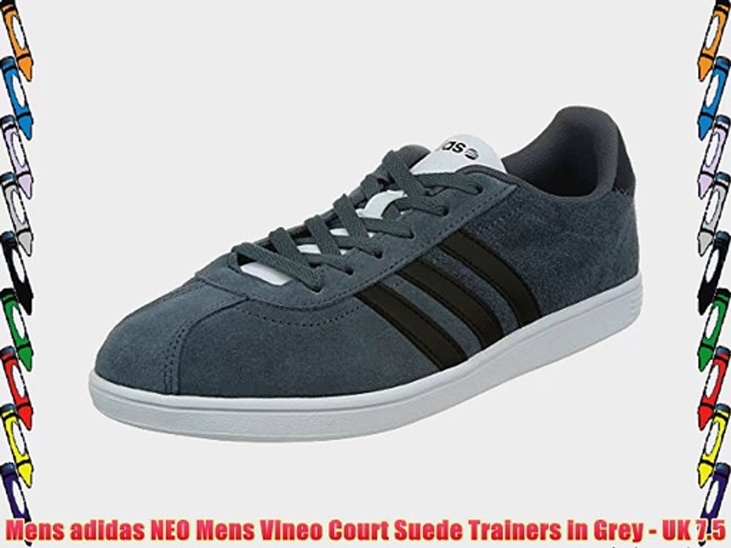 Mens adidas NEO Mens Vlneo Court Suede 