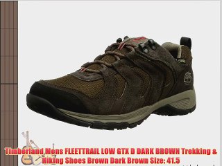 Timberland Mens FLEETTRAIL LOW GTX D DARK BROWN Trekking