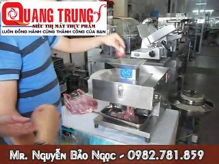 Máy thái thịt tươi sống JZ Quang Trung
