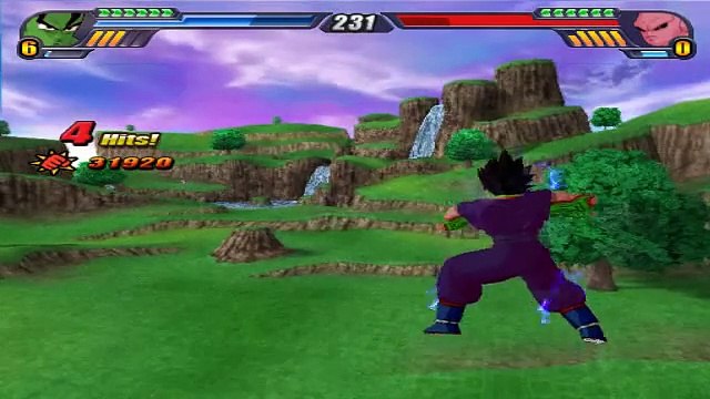 Fusion Piccolo and Goku with the potaras Vs Kid Buu (Dragon Ball Z Tenkaichi 3 Fusion mod)