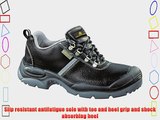 Panoply Workwear Montbrun Mens Water Resistant Split Leather Work Safety Shoes (UK 6.5/EURO