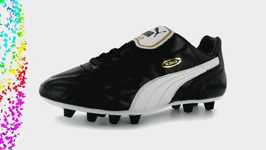 Puma King Top Di Fg Mens Football Boots Black White 12 Uk Uk