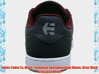 Etnies Fader Ls Mens Technical Skateboarding Shoes Grey (Dark Grey/021) 9 UK