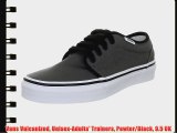 Vans Vulcanized Unisex-Adults' Trainers Pewter/Black 9.5 UK