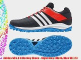 Adidas SRS 4 M Hockey Shoes - Night Grey (Black/Blue UK 7.5)