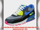 Nike Air Max 90 (GS) Schuhe magenta grey-photo blue-dark magenta grey-volt - 385