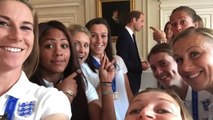 Prince William photobombs England's Women's World Cup Team selfie