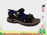 Mens Dunlop Sports/Trail Sandals Black/ Blue size 11 UK