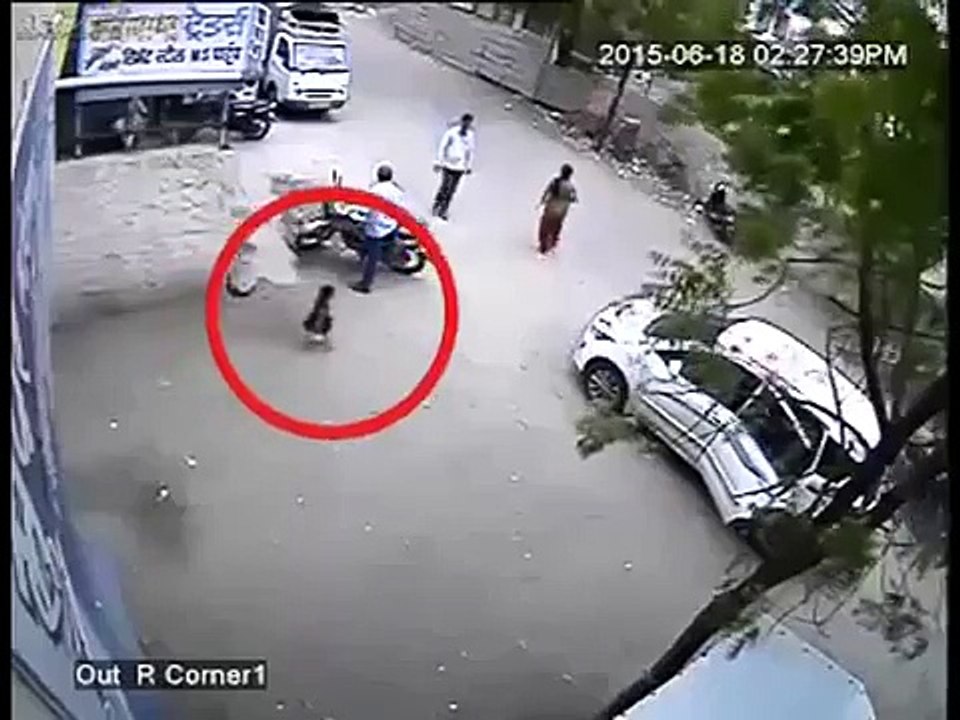 3-year-old girl's Miraculous Survive after run over by car