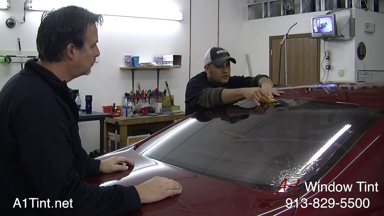 Window Tinting (DIY: How to tint auto back glass)