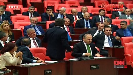 Genel Kurul'da ilk kavga!