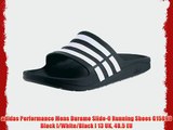 adidas Performance Mens Duramo Slide-0 Running Shoes G15890 Black I/White/Black I 13 UK 48.5