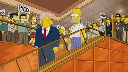 THE SIMPSONS Donald Trump Trumptastic Voyage