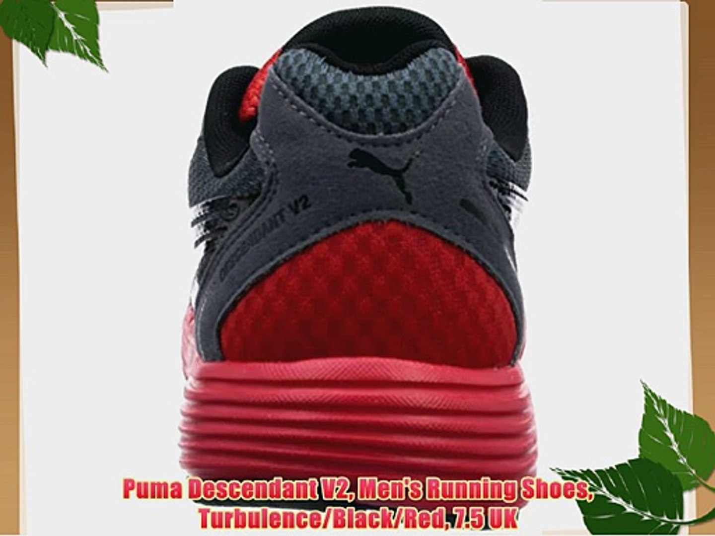 Puma Descendant V2 Men's Running Shoes Turbulence/Black/Red 7.5 UK - video  Dailymotion
