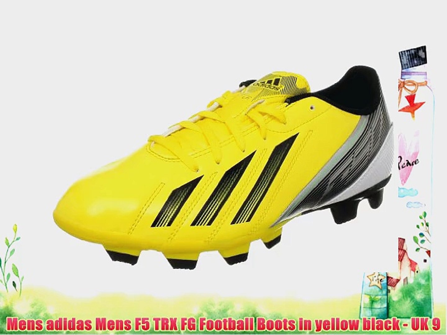 adidas football boots yellow and black