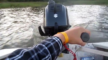 New Suzuki 6HP 4-stroke outboard on my Fiskars Kello 2 boat