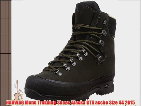 HANWAG Mens Trekking Shoes Alaska GTX asche Size 44 2015
