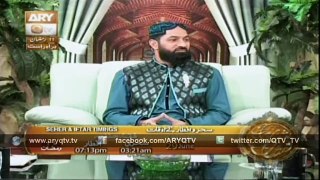 Pir Ali Raza Bukhari on ARY QTV Sehri Transmission 29-6-2015